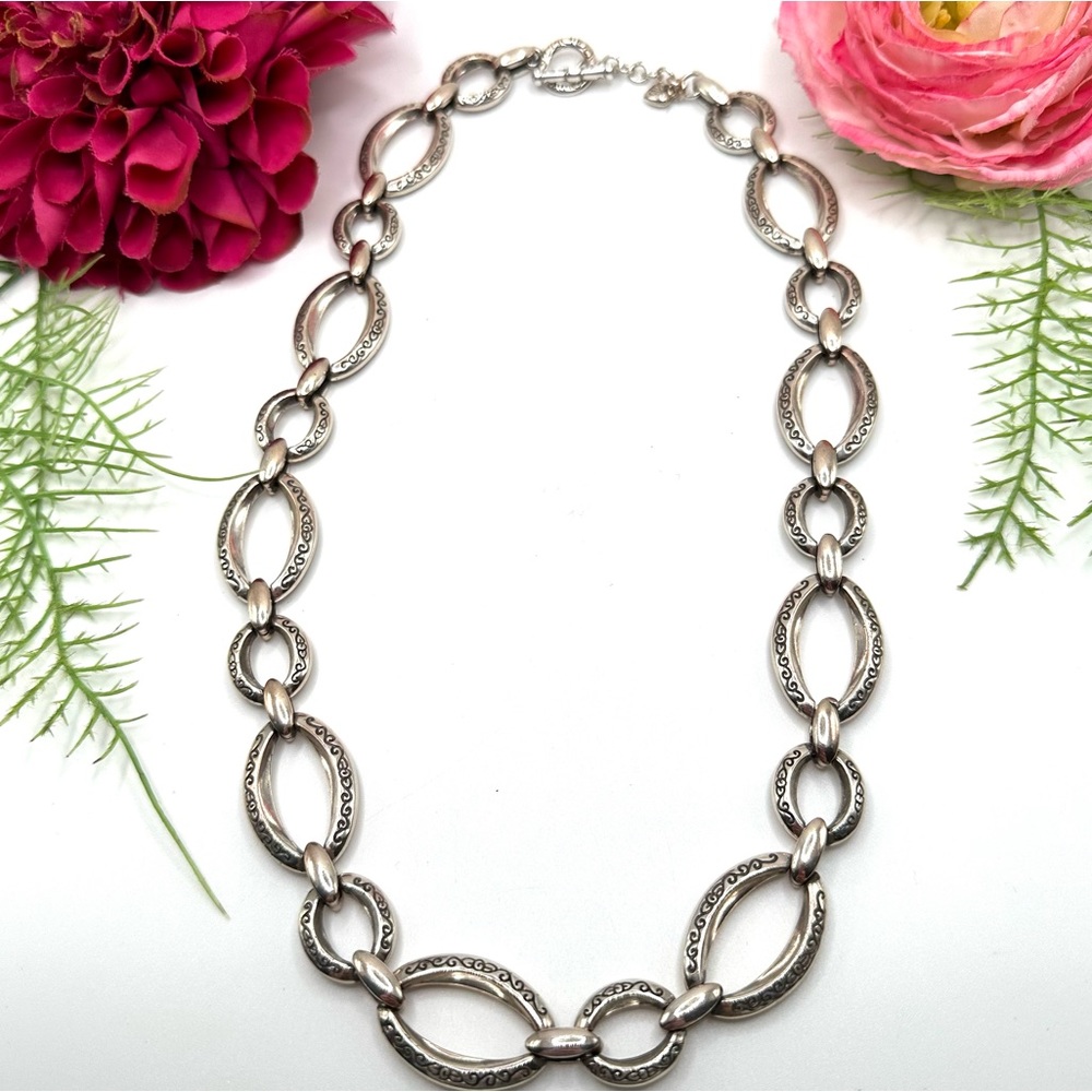BRIGHTON⚜️Ornate Detailed Link Chain Necklace